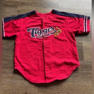 Vintage Winnie the Pooh Tigger Embroidered baseball jersey/shirt